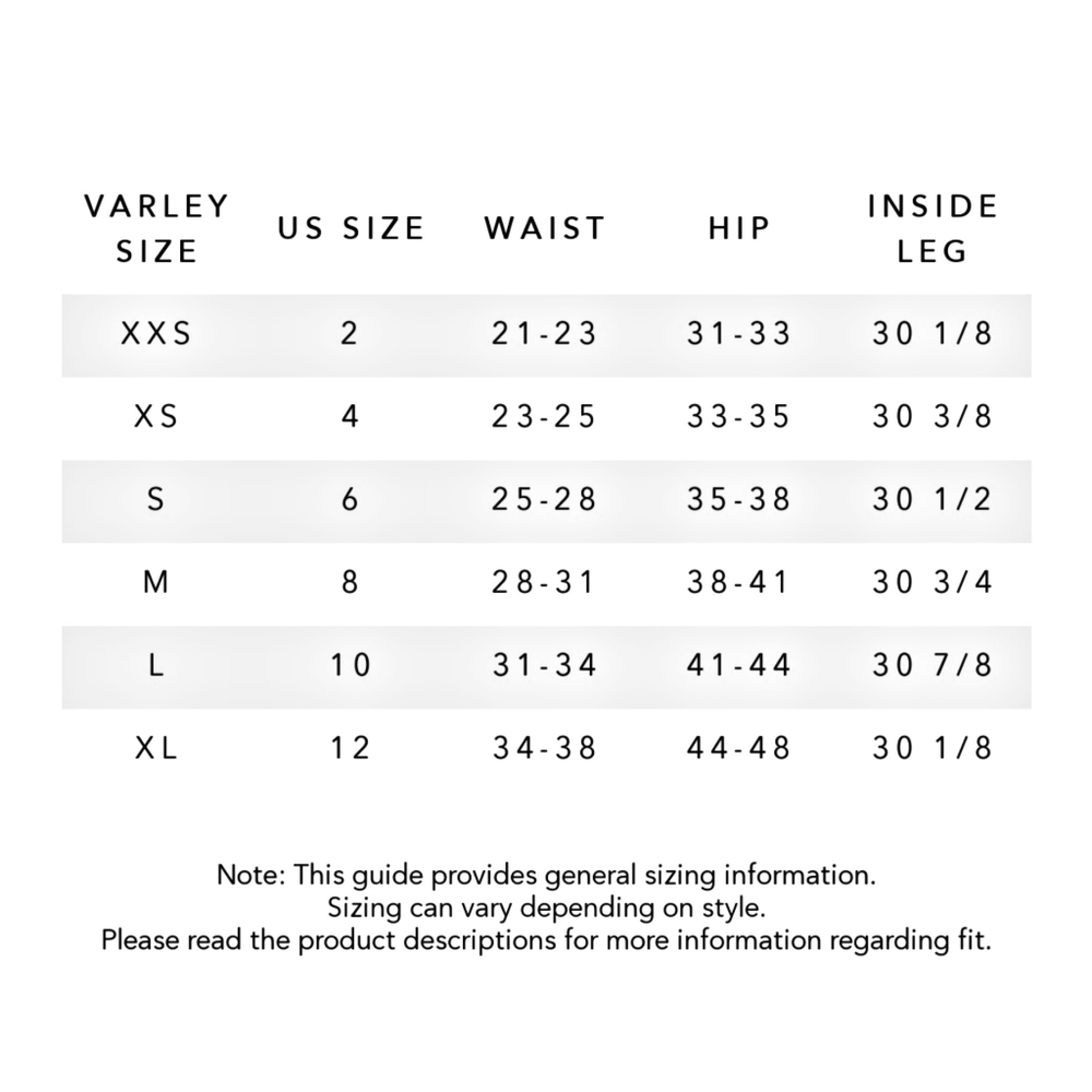 Varley • Estrella High Rise 7/8 Leggings • SZ XL - Picture 4 of 4